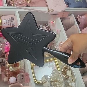 Jeffree Star black handheld mirror